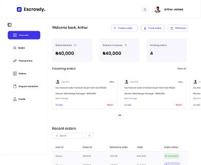 Escrowly Dashboard